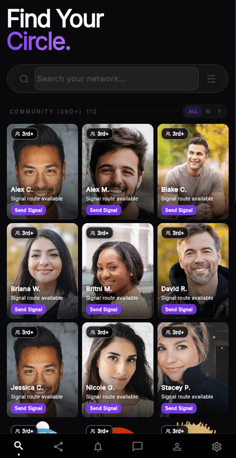 Find someone through your graph